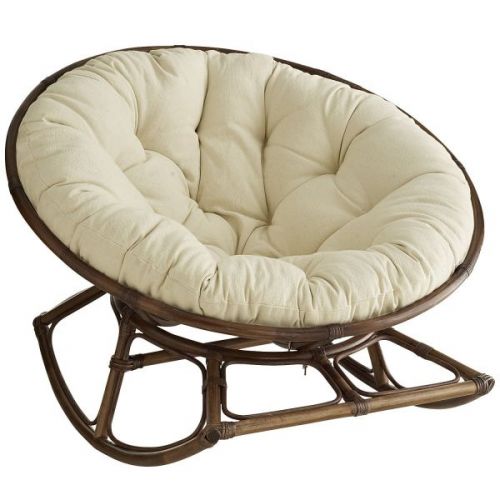 Rocking papasan chair